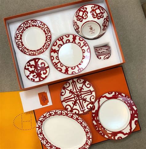 hermes kitchen set|Hermes dishes for sale.